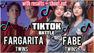 Fagarita Twins Vs Fabe Twins Tiktok Battle Results (subscribe din po wg lng nood nood)