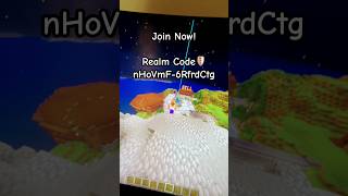 Realm Code: nHoVmF-6RfrdCtg  POV Ur joining Fax Skygen🏝️            #bedrock #minecraft #realm #pvp