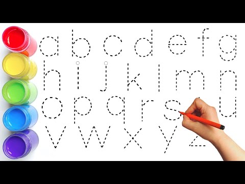 아이들을 위한 그림자 점선 소문자 알파벳 따라 쓰기 그리기 | ABC쓰기| 알파벳 읽는 방법| ABC송