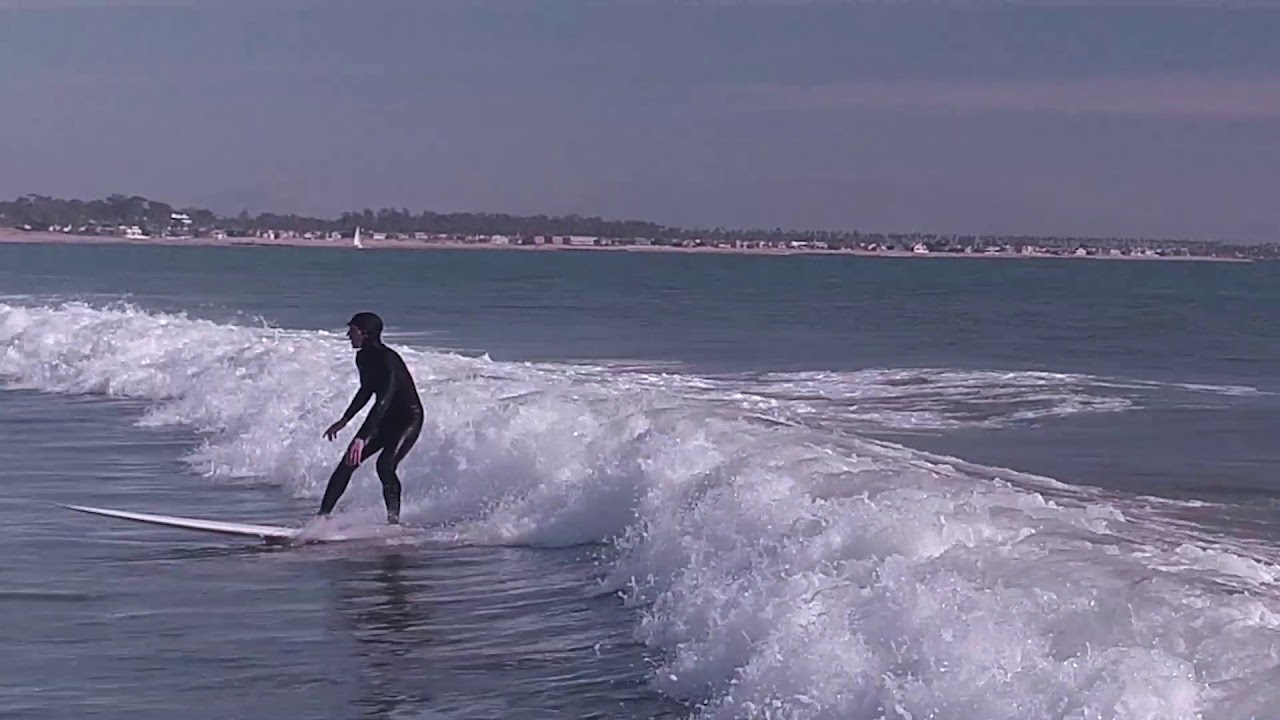 Surfing at Surfer's Point in Ventura YouTube