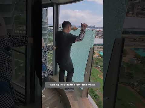 Process Of Breaking And Removing Lined Adhesive Laminated Glass !