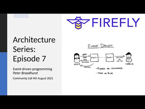 Firefly Architecture Series Episode 7: FireFly Event Driven Programming