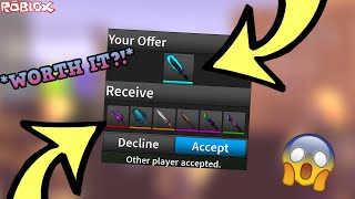 Trading A Frostbite For This Not Worth It At All Roblox Assassin Bad Trades Again Youtube - roblox assassin trading