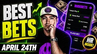 MLB Picks for April 24 | Best Bets, HR Props &amp; Value Plays