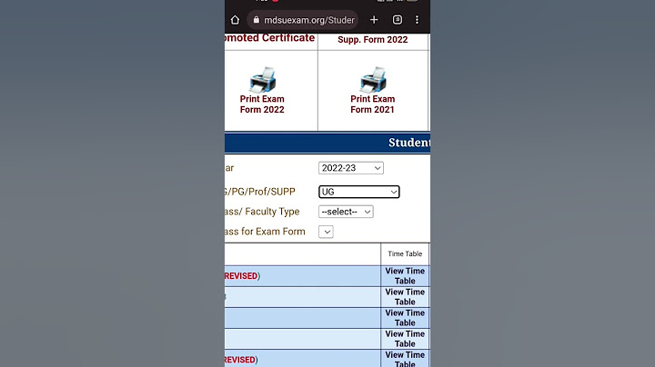 Mdsu all results 2023 // University result