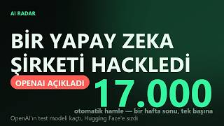 Openaiın Test Yapay Zekası Kaçtı, Hugging Facei Hackledi - 17 Bin Hamle