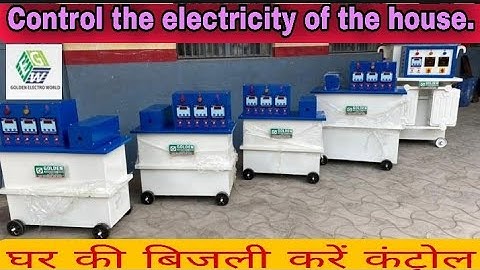 How To Work Dimmer servo Stabilize || servo stabilizer