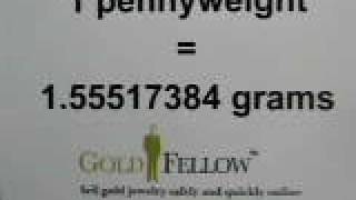 Pennyweight - Is it the weight of a penny?