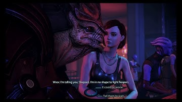 Mass Effect 3 - Meeting Wrex at the bar (Citadel DLC)