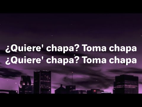 Quiere Chapa Toma Chapa Tiktok Yailin La Mas Viral CHAPA Letra Lyrics