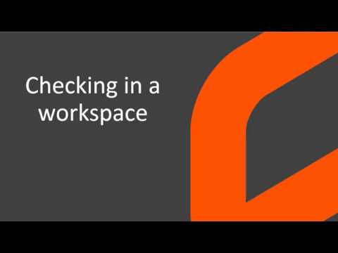 Web Planning Domain Basics 6 of 8 - Checking in a workspace