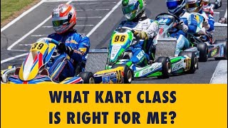 Getting started in karting  what class is for me?