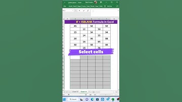 Amazing excel tricks IF+ISBLANK Formula #shorts #excel