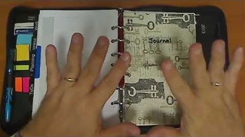 FIlofax Tip No 33 - Using a Filofax as a Journal - The Australian Way