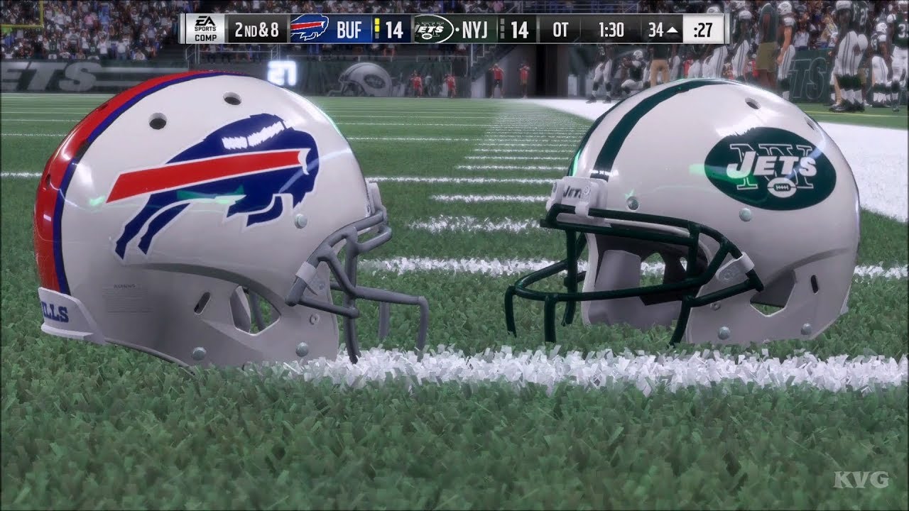 Madden NFL 18 - New York Jets vs Buffalo Bills - Gameplay (HD) [1080p60FPS]