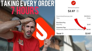 Taking Every Doordash Earn By Time Order For 7 Hours Straight…