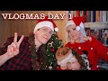 VLOGMAS 1 🎄 УРА! Нарядили Елку! ГРЕТТА ТЕПЕРЬ МЕДВЕЖОНОК /Бэкстейдж 😂