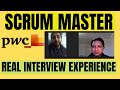 PwC|Scrum Master Interview Questions and Answers|Real Interview Experience