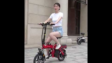 折叠电动自行车迷妳小型代驾代步电动车锂电池电瓶助力车 - 天天要闻