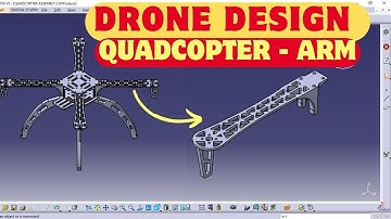 How to Design a Drone in CATIA V5 | Part 3- Quadcopter Arm| Beginner Tutorial | Aeronautical | CAD