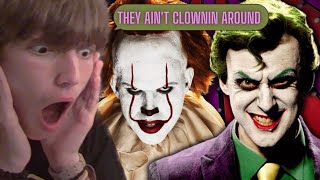 splatman26 reacts to | The Joker vs Pennywise | Epic Rap Battles Of History |