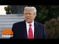 ‘Hopefully It’s Not A Long-Term Goodbye’ Trump Says As He Departs White House | TODAY