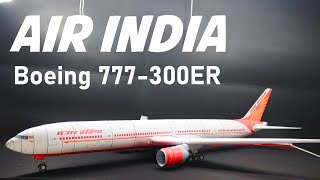 Papercraft airplane tutorial | Air India Boeing 777300ER