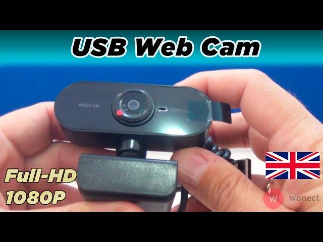 USB Full-HD webcam good image and sound quality up to 25fps 📷 web Cam  camera notebook laptop demo 