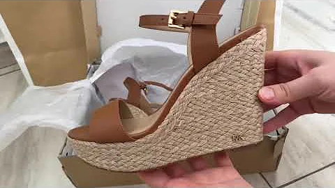 Michael Kors JILL WEDGE sandals UNBOXING!
