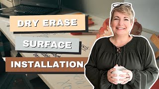 Post It® Dry Erase Surface - Desktop Installation Video