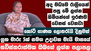 අද මධ්‍යම රාත්‍රියෙන් පසු මේ ලග්න හිමියන්ගේ ඉරණම වෙනස් වෙනවා, කෝටි ගාණක ලොතරැයි දිනුමක්