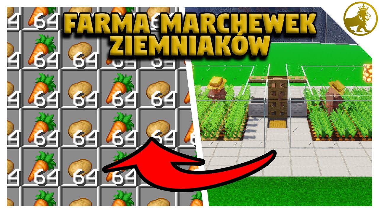 Jak Zdobyć Nasiona Marchewki W Minecraft Minecraft | Farma Marchewek i Ziemniaków w Pełni Automatyczna
