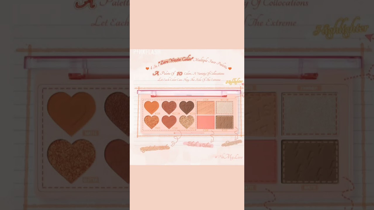 Pink Flash Oh My Love Multiple Face Palette 