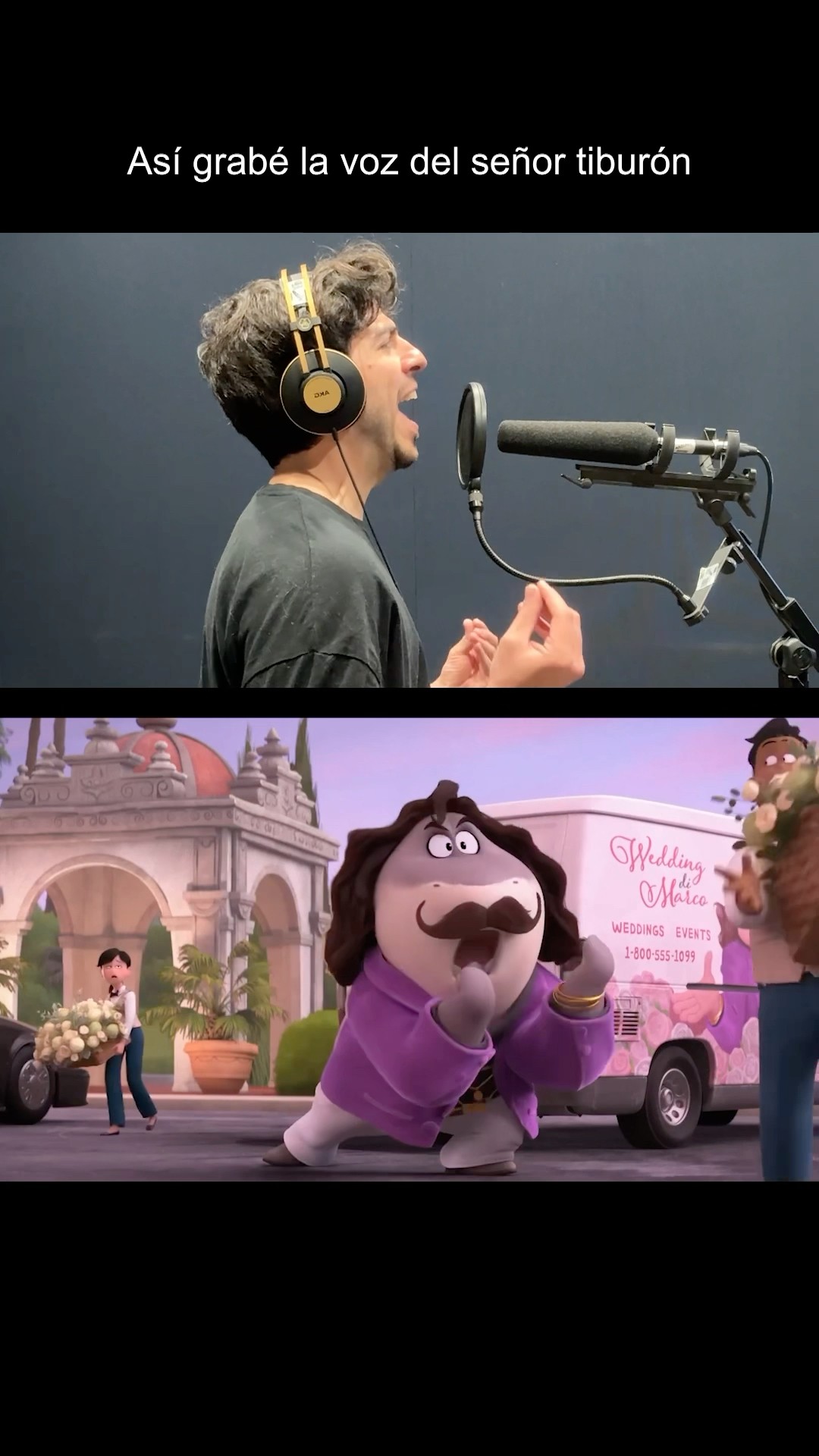 Así grabé la voz del señor Tiburón.