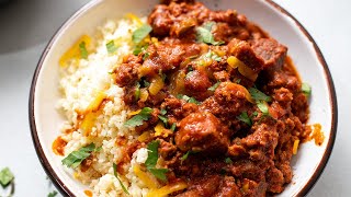 Not Your Caveman&#39;s Chili [Low-Carb Slow Cooker Recipe]