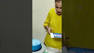 photo cake बनाना पर ऐसे photo cake how to apply photo on cake shorts short youtubeshorts