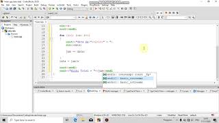 PROGRAM ARRAY C++( mencari rata rata ) || CODE BLOCKS | PART 8