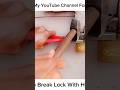 How To Break Lock With Hammer 