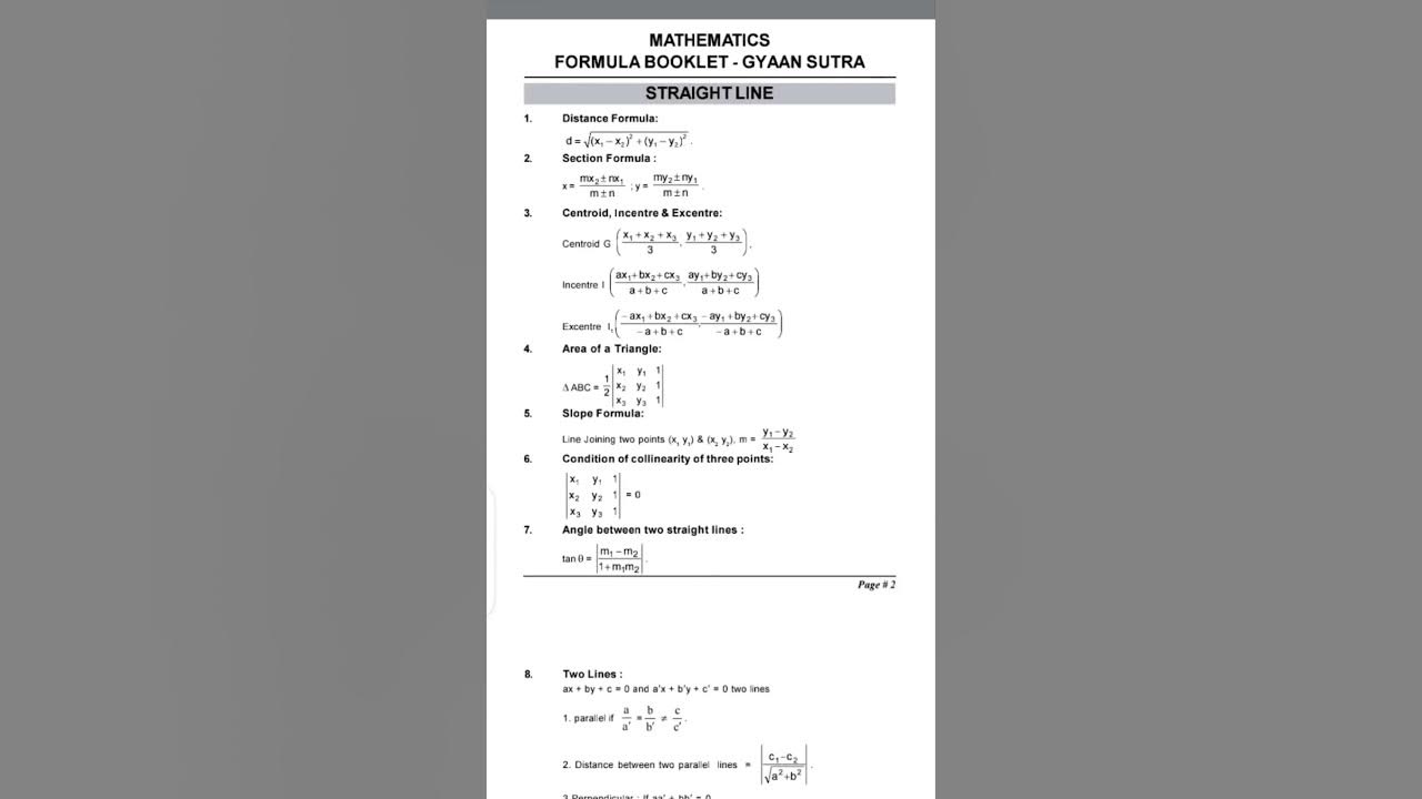 straight-line-ka-formula-youtube