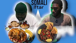 Having Somali food for Iftar feat. Bashtheentertainer