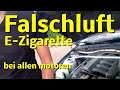 Falschluft mit E Zigarette e36 Nebelmaschine selber machen bmw 328 e39 nebenluft motor probleme e46