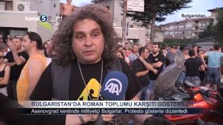 Bulgaristan'da Roman Toplumu Karşıtı Gösteriler