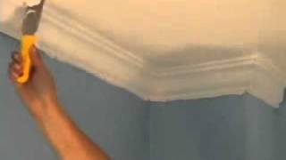 Molduras de isopor e rosetas como instalar