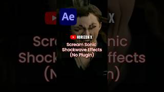 Details 【After Effects Tutorial】Scream Sonic Shockwave Effects #ae #tutorial #vfx #aetutorial #scream Update