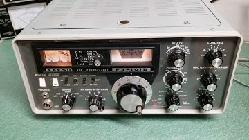 Yaesu FT-101B Transmit Test