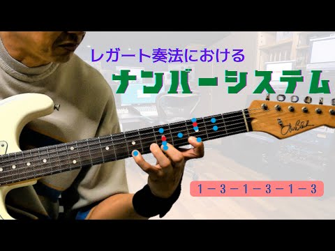 【TAB譜】レガート奏法へ簡単に変化を加えることが出来る”ナンバーシステム”
