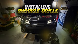 INSTALLING VICREZ SNORKLE GRILLE & LIGHTS ON A DODGE CHARGER