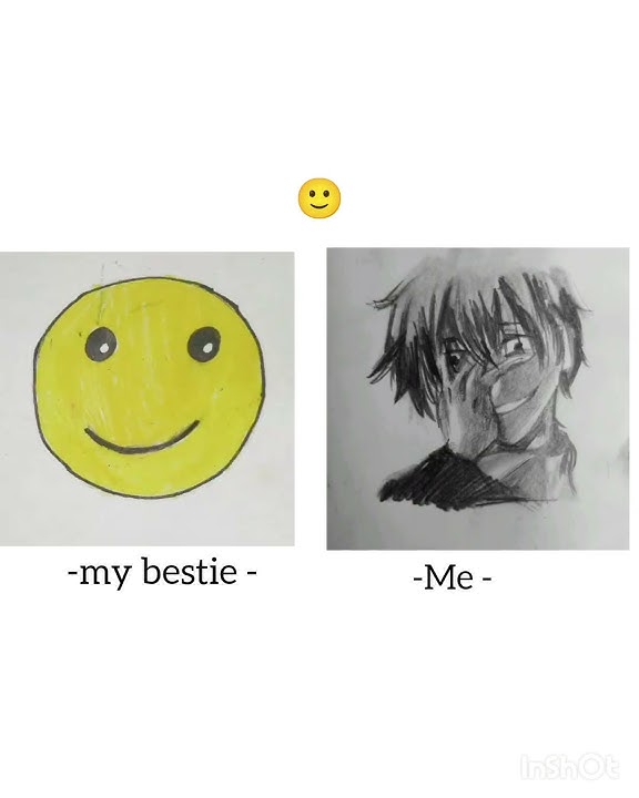 drawing challenge with my bestie 🙂  please subscribe #art #shorts  #hedemoneyo