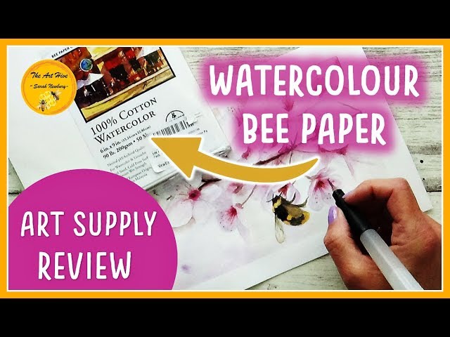 Art Product REVIEWS: BEE WATERCOLOR paper