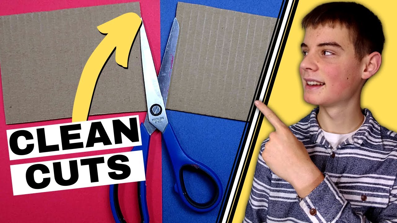 How to Perfectly Cut Cardboard with SCISSORS (5 Tips for Using Scissors